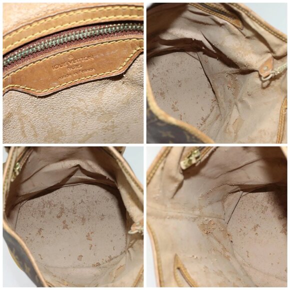 LOUIS VUITTON Monogram Bucket GM Shoulder Bag M42236 LV Auth 137413 - Picture 15 of 16